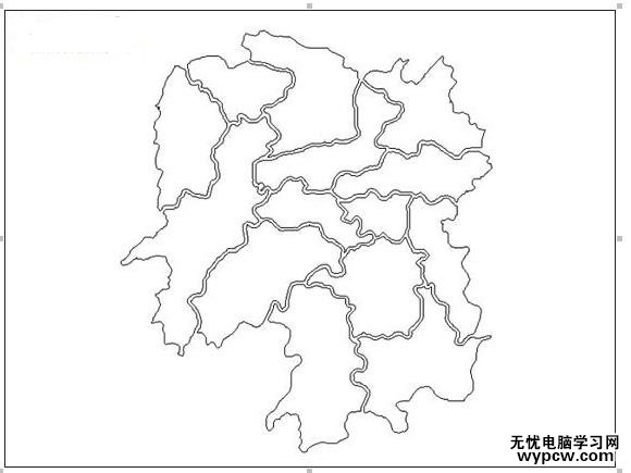 WPS演示中使用自定義動畫繪制城市輪廓圖
