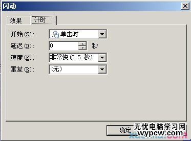 ppt里讓文字一直閃動教程