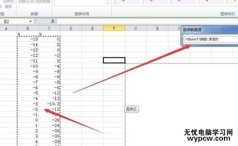 excel中利用數據描點畫圖的步驟