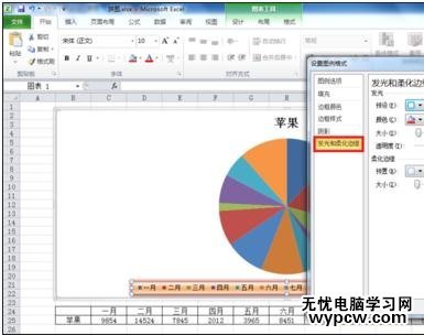 excel2010設(shè)置圖例格式的教程
