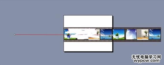 WPS演示中怎么制作膠卷循環播放效果