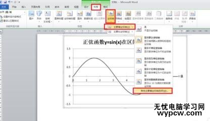 word2010制作函數(shù)圖像的步驟