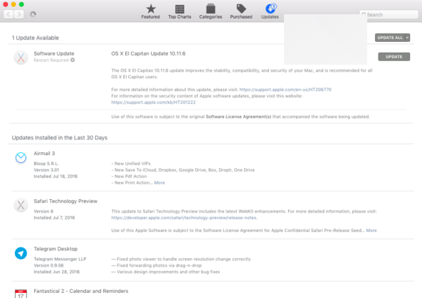 蘋果發(fā)布OS X 10.11.6正式版/macOS Sierra開發(fā)者預(yù)覽版Beta3固件更新