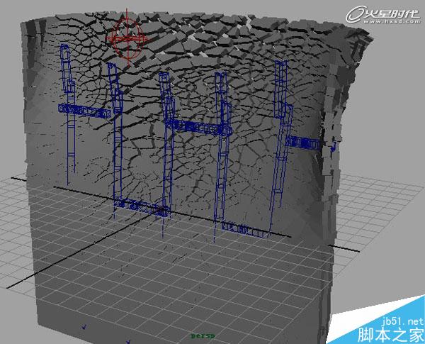 MAYA BlastCode Sweep制作墻體 武林網(wǎng) MAYA建模教程