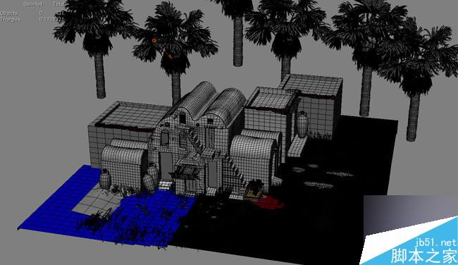 MAYA建筑作品解析 武林網