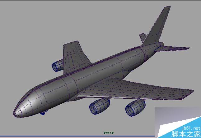Maya飛機建模 武林網 MAYA建模教程