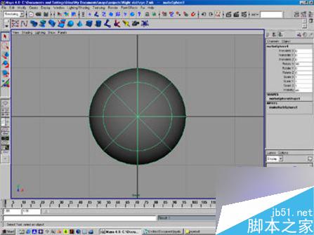用MAYA快速制作眼球的方法 武林網 MAYA材質燈光