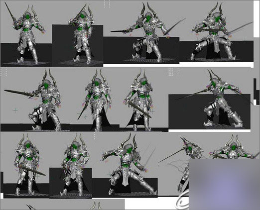 Maya制作網游《九界》里的戰士角色教程 武林網 MAYA角色動畫教程