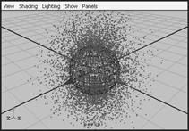 Maya 7.0 粒子系統(tǒng)-粒子發(fā)射器 武林網(wǎng) MAYA角色動畫教程