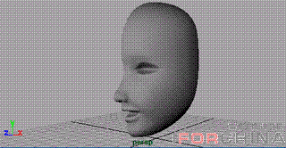 Maya 臉部模型建造 武林網 MAYA角色動畫教程T8.GIF (18116 bytes)