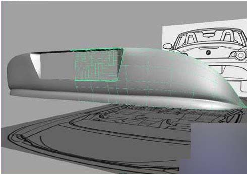 MAYA跑車尾部建模教程 武林網 MAYA建模教程