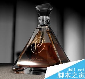 maya打造香水瓶玻璃材質 武林網 MAYA燈光材質教程