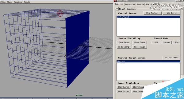 MAYA BlastCode Sweep制作墻體 武林網(wǎng) MAYA建模教程