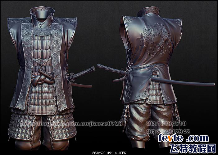 MAYA+ZB打造武士頭部模型 武林網(wǎng) MAYA建模教程