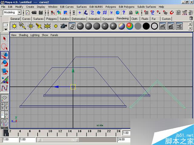 MAYA制作卡通建筑 武林網 MAYA建模教程