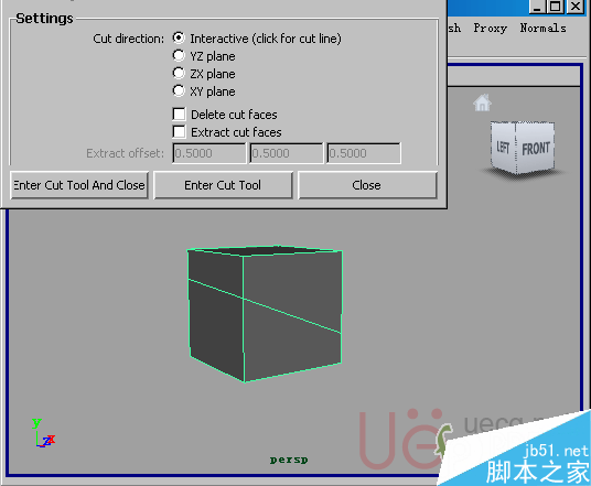 MAYA Polygons建模Edit Mesh命令集詳解解釋 武林網(wǎng) MAYA建模教程23-cut-faces-tool-.gif