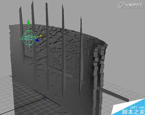 MAYA BlastCode Sweep制作墻體 武林網(wǎng) MAYA建模教程