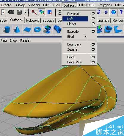MAYA nurbs無縫建模打造一只企鵝 武林網(wǎng) MAYA建模教程