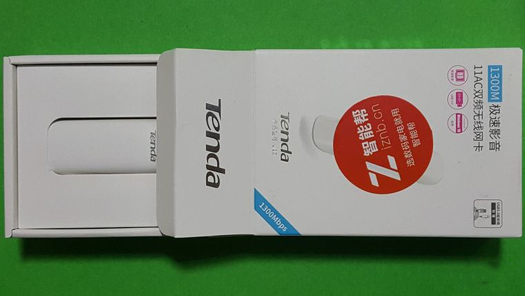 騰達1300M極速影音11AC雙頻無線網卡 U12試用拆解！