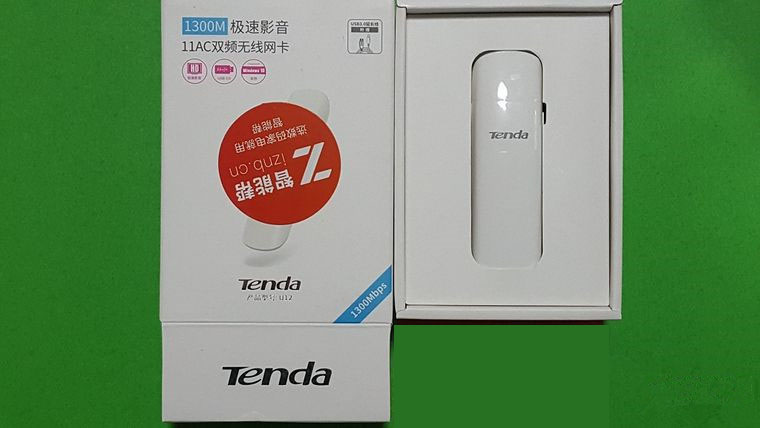 騰達1300M極速影音11AC雙頻無線網卡 U12試用拆解！