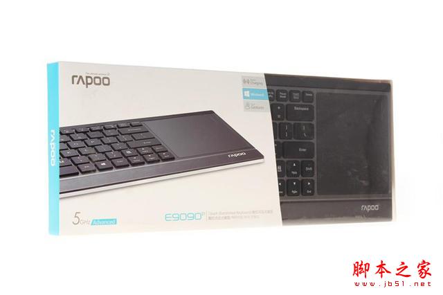 做工精湛 雷柏E9090P無線觸控鍵盤評測