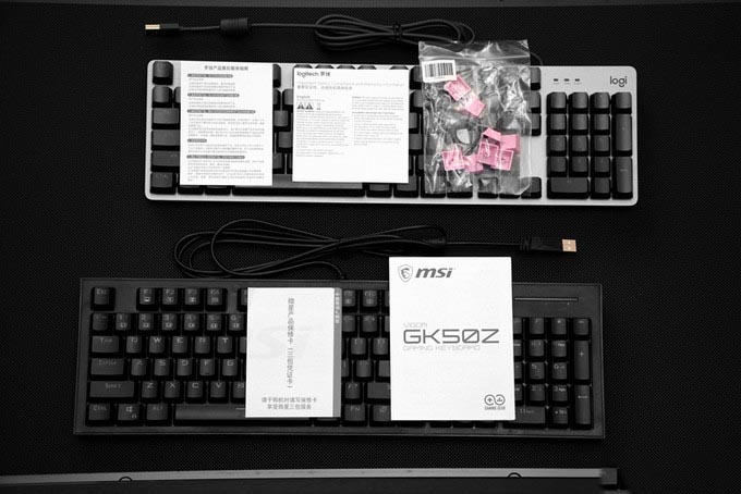 微星GK50 Z、羅技K845，一個(gè)適合新手，一個(gè)適合小資