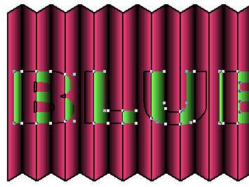 在Freehand中制作折疊藝術(shù)字