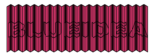 在Freehand中制作折疊藝術(shù)字
