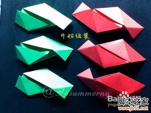 魔術玫瑰折紙實拍教程