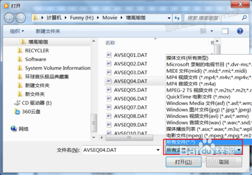 電腦中DAT類(lèi)型的文件怎么查看