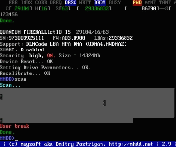 專業硬盤工具MHDD圖文教程詳解 - 武林網