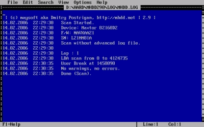 專業硬盤工具MHDD圖文教程詳解 - 武林網