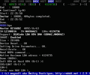 專業硬盤工具MHDD圖文教程詳解 - 武林網