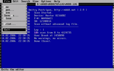 專業硬盤工具MHDD圖文教程詳解 - 武林網