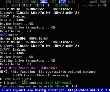專業硬盤工具MHDD圖文教程詳解 - 武林網