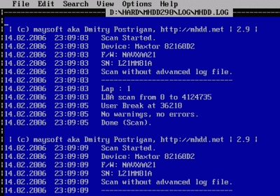 專業硬盤工具MHDD圖文教程詳解 - 武林網