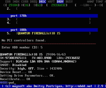 專業硬盤工具MHDD圖文教程詳解 - 武林網
