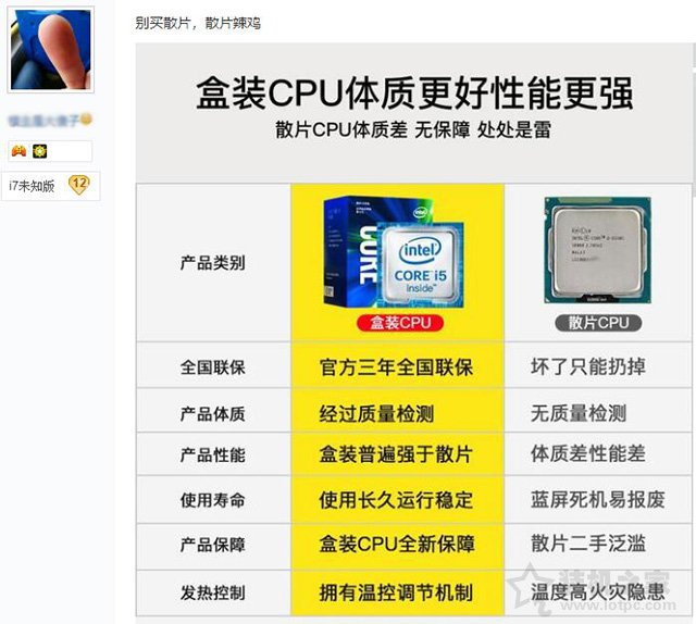 散片CPU是怎么來的？是二手嗎？購買intel CPU散片必讀的注意事項-武林網(wǎng)