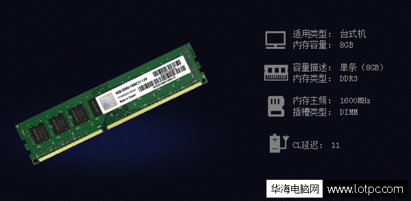 宇帷8G 1600內(nèi)存
