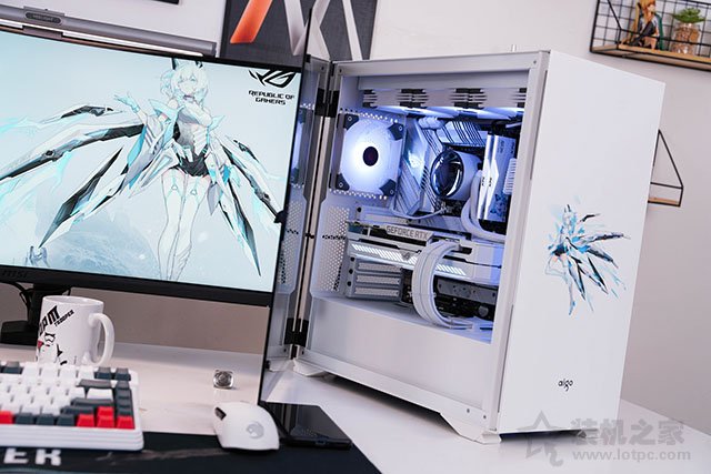 高顏值雪武戰(zhàn)姬純白主題，i7 11700K配RTX3070水冷主機方案