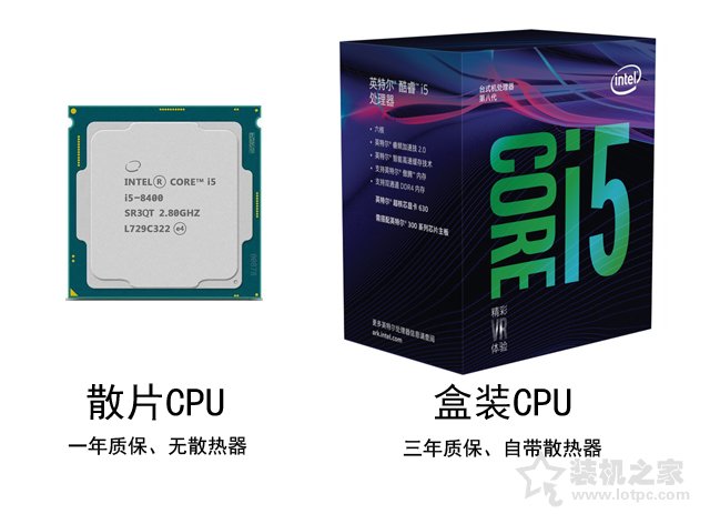 CPU散片是什么意思？靠譜嗎？散裝CPU與盒裝CPU有什么區別？