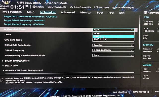 為什么內存頻率只有2133比實際低？開啟XMP提高內存頻率方法