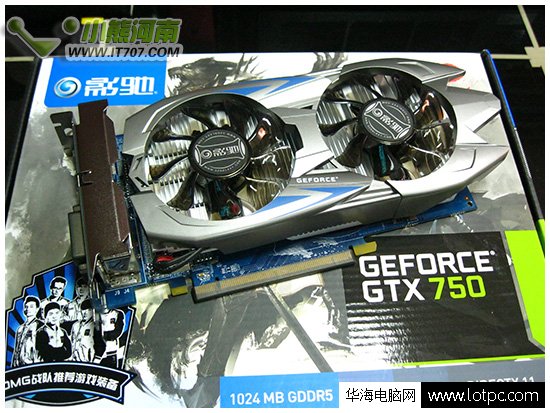 影馳GTX750黑將
