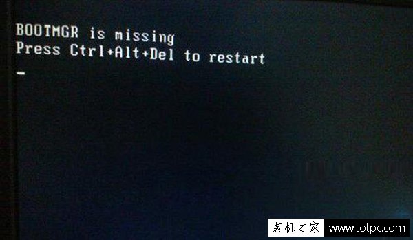重裝系統后bootmgr is missing U盤怎么解決？
