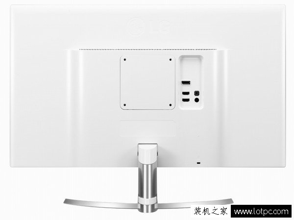 LG 27UD68-W專業(yè)級顯示器背面