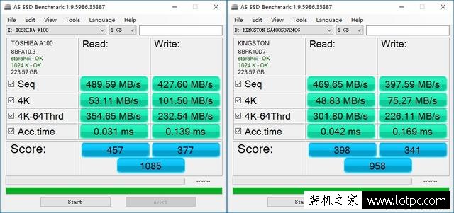 東芝Q300、A100和金士頓UV400、A400性能對比測試