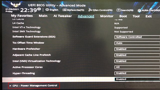 如何禁用C-State功能？關閉CPU C-State省電模式方法