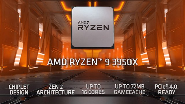 AMD Ryzen9 3950X 跑分曝光！多核性能超酷睿i9-9980XE約31%！