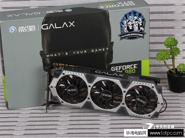 影馳GTX980骨灰黑將顯卡外觀