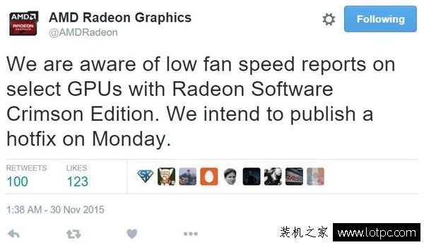 安裝Radeon Sofware深紅版驅(qū)動(dòng)后 顯卡風(fēng)扇紊亂